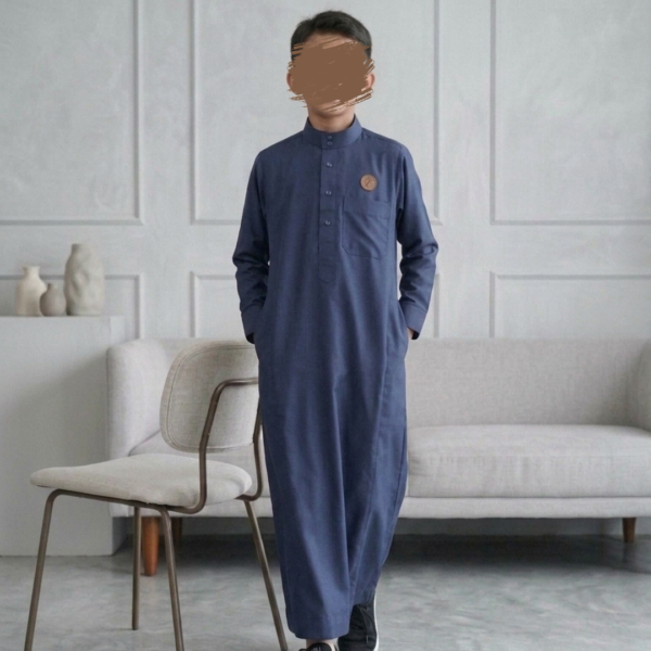 Jubah Anak Lengan Panjang Polos (JPL)
