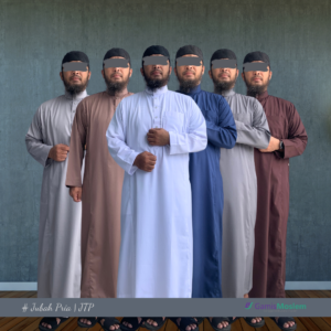Jubah Pria Lengan Panjang Saudi Polos (JTP)